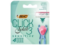 Bic System Náplne do holiaceho strojčeka Click Soleil 3 Sensitive, 1 balenie – 4 ks