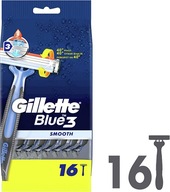 Gillette Blue3 Smooth jednorazové 16 kusov Gillette Blue3 Smooth jednorazové 16 kusov
