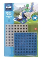 Stavebné bloky Dlaždice Sivé Modré Vafle Stavebné bloky Dlaždice Sivé Modré Vafle