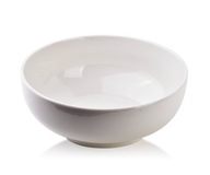 BIELA okrúhla porcelánová misa na šaláty a hranolky BIELA okrúhla porcelánová misa na šaláty a hranolky