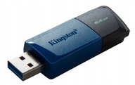 Modrý kľúč Kingston 64GB USB3.2 Gen 1 Exodia Modrý kľúč Kingston 64GB USB3.2 Gen 1 Exodia