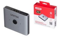 UNITEK BI-SMERNÝ SPÍNAČ DP 1.4, 8K, 2NA1 UNITEK BI-SMERNÝ SPÍNAČ DP 1.4, 8K, 2NA1