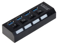 USB 3.0 HUB, 55cm, LED signalizácia