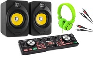 Numark DJ2GO s monitormi + slúchadlami DJ Set a Numark DJ2GO s monitormi + slúchadlami DJ Set a