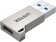 Unitek USBC USB adaptér strieborný (A1034NI) Unitek USBC USB adaptér strieborný (A1034NI)