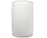 10 mm plochá odevná ďasná - 100 m biela 10 mm plochá odevná ďasná - 100 m biela