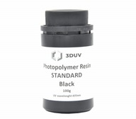 Vzorka 3DUV Standard Black Black Resin - 100 g