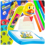 Projektor Projektor na učenie sa kresliť pomocou diapozitívov, osvetlený, nastaviteľný Projektor Projektor na učenie sa kresliť pomocou diapozitívov, osvetlený, nastaviteľný
