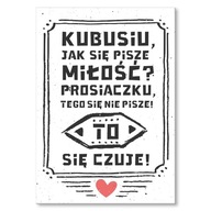 Darčekový plagát vyrobený z kovového plechu nápis citát Macko Pú Láska Darčekový plagát vyrobený z kovového plechu nápis citát Macko Pú Láska