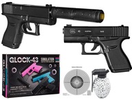 GLOCK 43 KOVOVÝ PIŠTOĽOVÝ TLUMIČ 6 MM ASG GULE GLOCK 43 KOVOVÝ PIŠTOĽOVÝ TLUMIČ 6 MM ASG GULE