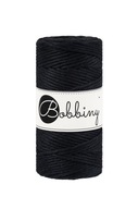 Bobbiny Macrame šnúra 3mm 100m čierna Bobbiny Macrame šnúra 3mm 100m čierna