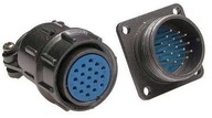 Zásuvka + zástrčka pre panel, dĺžka 61 mm, C07 / 19 pin Zásuvka + zástrčka pre panel, dĺžka 61 mm, C07 / 19 pin