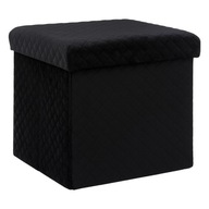 Elegantná taštička, nádoba s krytom, čierny úložný box