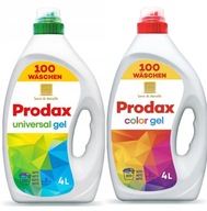 Prodax Duo German Universal prací gél 4L + farba 4L / 200 praní