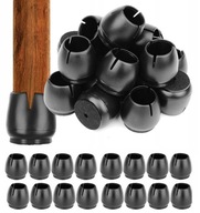 Poťahy nôh stoličky 17-21mm filc ČIERNA x16 Poťahy nôh stoličky 17-21mm filc ČIERNA x16