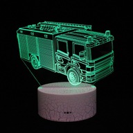 3D LED USB LAMPA HASIČSKÁ NOČNÁ LAMPA 16 FAREB + DIAĽK 3D LED USB LAMPA HASIČSKÁ NOČNÁ LAMPA 16 FAREB + DIAĽK