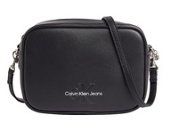 CALVIN KLEIN DÁMSKA VYRÁBANÁ TAŠKA NA FOTOAPARÁT, ČIERNA