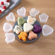 6ks/sada DIY Forma na sushi Onigiri Ball 6ks/sada DIY Forma na sushi Onigiri Ball