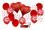 Balóniky v súprave SRDCE na Valentínsku svadobnú párty k narodeninám na rozlúčku so slobodou Balóniky v súprave SRDCE na Valentínsku svadobnú párty k narodeninám na rozlúčku so slobodou