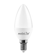 LED žiarovka E14 5W Warm White 3000K MaxLED
