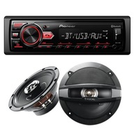 Rádio PIONEER MVH-29BT + reproduktory FOCAL R-165C Rádio PIONEER MVH-29BT + reproduktory FOCAL R-165C