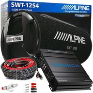 Basgitara ALPINE SWT-12S4 + ZOSILŇOVAČ CRUNCH + KÁBLE + MONTÁŽNE POPRUHY Basgitara ALPINE SWT-12S4 + ZOSILŇOVAČ CRUNCH + KÁBLE + MONTÁŽNE POPRUHY