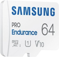 Pamäťová karta Samsung PRO Endurance microSDXC 64GB (100/40 MB/s) + adaptér