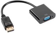 AV ADAPTÉR Lanberg DisplayPort - D-Sub (VGA) 0,1m AV ADAPTÉR Lanberg DisplayPort - D-Sub (VGA) 0,1m