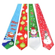 4 kusy veselých vianočných kravát