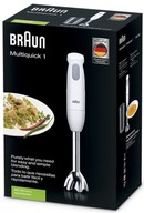 Braun MQ 100 450 W tyčový mixér biely Braun MQ 100 450 W tyčový mixér biely