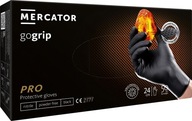 Mercator GoGrip Black nitrilové rukavice 50 kusov, veľkosť M