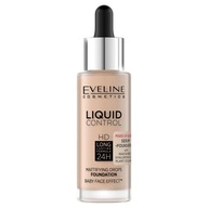 EVELINE COSMETICS Liquid Control make-up na tvár 050 Golden Beige 32ml EVELINE COSMETICS Liquid Control make-up na tvár 050 Golden Beige 32ml