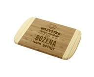 Doska na krájanie z bambusového dreva 30 cm - gravírovanie Doska na krájanie z bambusového dreva 30 cm - gravírovanie