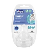 Chicco Physio cumlík proti kolike na fľašu, prietok na kašu, 6m+ 2ks