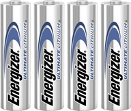 4X ENERGIZER Ultimate Lithium LR6 AA 1,5V batéria 4X ENERGIZER Ultimate Lithium LR6 AA 1,5V batéria