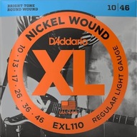 Struny pre elektrickú gitaru D'Addario EXL110 Struny pre elektrickú gitaru D'Addario EXL110
