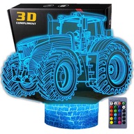 3D LED USB nočná lampa pre darček Traktor 3D LED USB nočná lampa pre darček Traktor