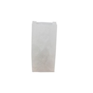 Skladané papierové tašky biele 170x100x50 1000ks