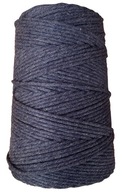 Bavlnená šnúra pre macrame Dark Jeans 200m 3mm Bavlnená šnúra pre macrame Dark Jeans 200m 3mm