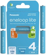 4x BATÉRIE PANASONIC ENELOOP R03 / AAA 550mAh 4x BATÉRIE PANASONIC ENELOOP R03 / AAA 550mAh