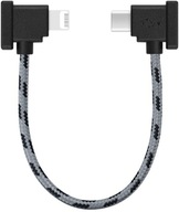Nylonový kábel OTG DJI Mavic Mini Pro Air Lightning - USB Typ C 15cm Nylonový kábel OTG DJI Mavic Mini Pro Air Lightning - USB Typ C 15cm