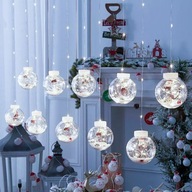 LED ZÁCLONY GULE SNEH, SANTA, VIANOČNÝ STROMČEK, SNEHULIENKA LED ZÁCLONY GULE SNEH, SANTA, VIANOČNÝ STROMČEK, SNEHULIENKA