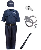 OUTFIT Kostýmový SET Poľský prevlek POLICAJT + DOPLNKY Ples 130/140cm OUTFIT Kostýmový SET Poľský prevlek POLICAJT + DOPLNKY Ples 130/140cm