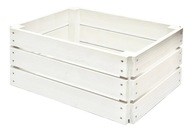 Biely kôš darčekový kôš Box Drevená darčeková krabička Biely kôš darčekový kôš Box Drevená darčeková krabička