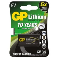 * Lítiová batéria GP Lithium 9V E-Block CR-V9 LA522 * Lítiová batéria GP Lithium 9V E-Block CR-V9 LA522