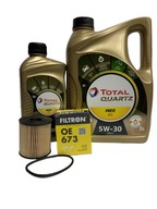 PEUGEOT 207 307 208 407 3008 5W30 6L + OLEJOVÝ FILTER PEUGEOT 207 307 208 407 3008 5W30 6L + OLEJOVÝ FILTER