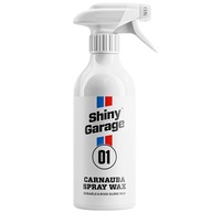 SHINY GARAGE CARNAUBA SPRAY WAX V2 Advanced tekutý vosk v spreji 500ml SHINY GARAGE CARNAUBA SPRAY WAX V2 Advanced tekutý vosk v spreji 500ml