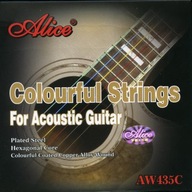 ALICE AW435C Farebné struny pre akustickú gitaru ALICE AW435C Farebné struny pre akustickú gitaru