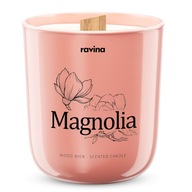 Vonná sviečka Magnolia Soy s dreveným knôtom