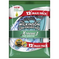 Holiace strojčeky Wilkinson Xtreme3 Pure Sensitive 12 ks. Holiace strojčeky Wilkinson Xtreme3 Pure Sensitive 12 ks.